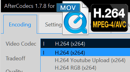 How to Export H264 in .MOV QuickTime from Adobe Premiere Pro, Media Encoder and After Effects