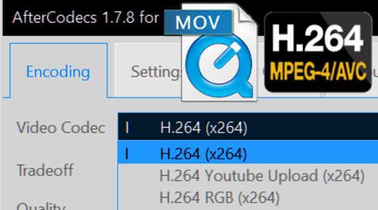 How to Export H264 in .MOV QuickTime from Adobe Premiere Pro, Media Encoder and After Effects