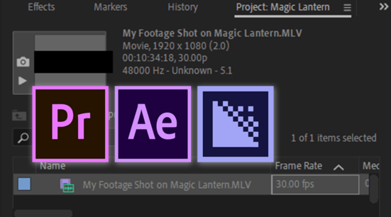 MLV Magic Lantern : How to Import natively into Adobe Premiere Pro, After Effects and Media Encoder